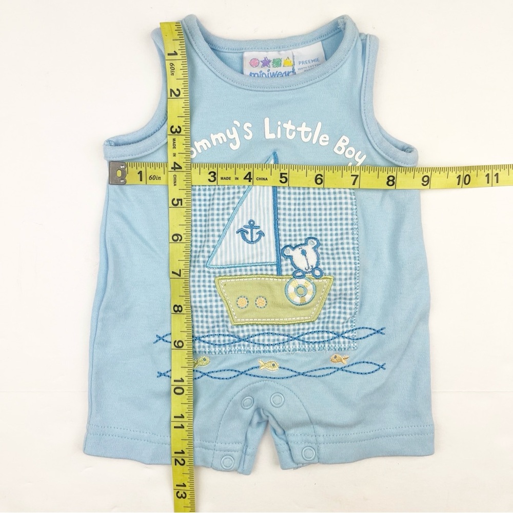 Vintage Preemie Miniwear One Piece Sleeveless Romper - Picture 7 of 7
